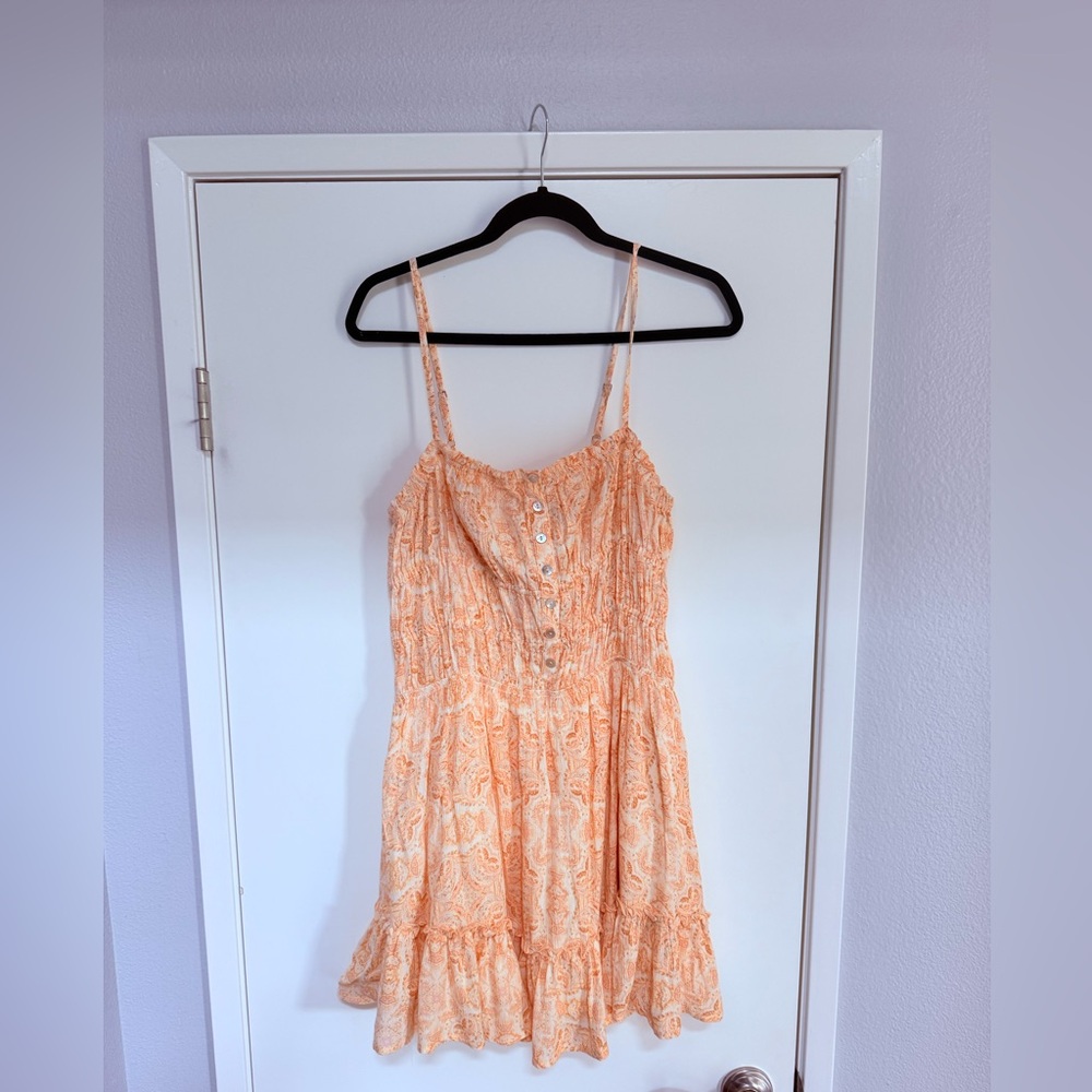 Z Supply | Anabella Medallion Mini Dress, Lemon Zest- Large